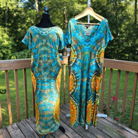 Image 2 of Maxi Summer Ice Dyed Dress Collection