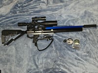 AEA CHALLENGER PRO .25 UP TO 123 FPE & SPEEDS OVER 1450 FPS WITH THE B&B PK. 80 CF SCUBA TANK