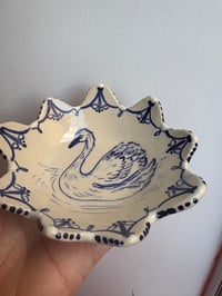 Image 2 of Swan trinket dish