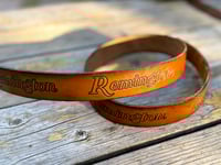 Image 3 of Original SIGNED Tom Fugle  Remington Leather Belt