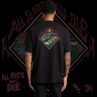 Image 2 of “ALL RATS WILL DIE” Collaboration T Shirt - BTC x SB