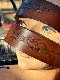Image 3 of Original Tom Fugle Road Runner Leather Belt