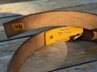 Image 4 of Original Tom Fugle Road Runner Leather Belt