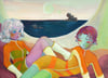 "Final Vacation on Our Distant Planet" painting