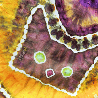 Image 3 of Ice Dyed Black Cat (36x54 inches) Tapestry