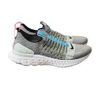 Image 2 of Nike React Phantom Run Flyknit 2 Grey Crimson White Black