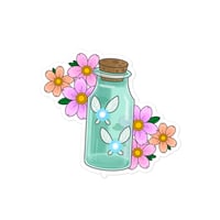 Image 1 of broken pots - 4x4" sticker