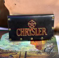 Image 1 of Original Tom Fugle Chrysler Leather Long Trucker Billfold