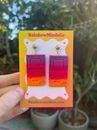 Pixel pop earrings