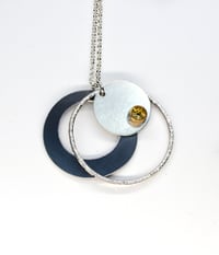 Image 2 of Citrine hoop pendant