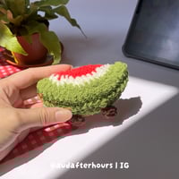 Image 2 of Crochet Watermelon Charm