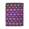 AZTEC FLEECE BLANKET - PURPLE