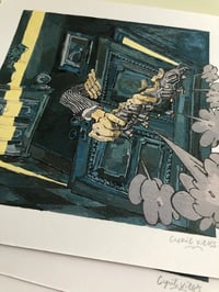 Image 2 of Pack 2 prints" LOCK YOUR DOOR"