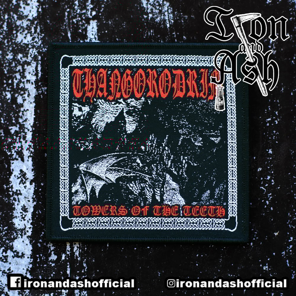 Thangorodrim - Towers of the Teeth official woven patch