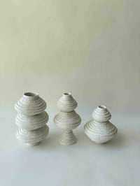 Image 2 of 2 Tier Lace Coil vase- petite