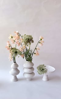 Image 3 of 3 Tier Lace Coil vase- M