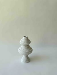 Image 1 of Flute Lace Coil vase- petite