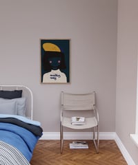 Image 1 of Poster - milkyway, Girl / Dunkelblau