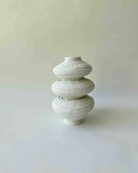 Image 1 of 3 Tier Lace Coil vase- M