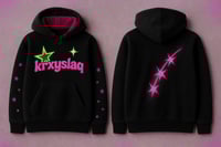  Krxyslaq™ Cosmic Star Hoodie – Black Edition