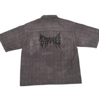 Image 2 of Grey button up
