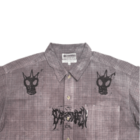 Image 3 of Grey button up