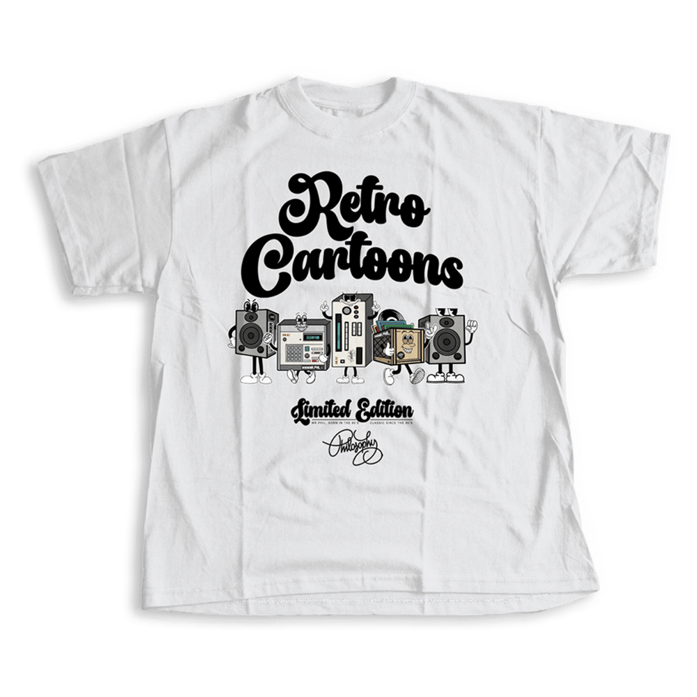 Image of PREORDER // T-Shirt 'Mr.Phil Retro Cartoons Limited Edition'