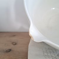 Image 5 of Gorgeous Weathered Vintage Cornishware Mixing Bowl