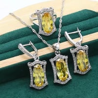 Image 2 of Exquisite 925 Sterling Silver Jewelry set 