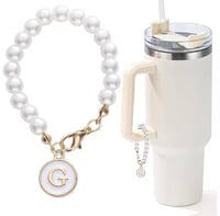 Image 9 of Pearl Letter Charms For Tumblers