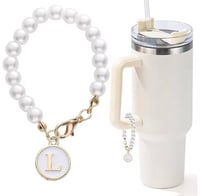 Image 14 of Pearl Letter Charms For Tumblers