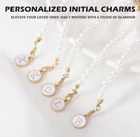 Image 5 of Pearl Letter Charms For Tumblers