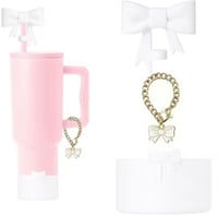 Image 3 of 3 Piece Bow Tumbler Accessory Set | 8 Colors 