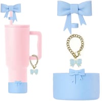 Image 8 of 3 Piece Bow Tumbler Accessory Set | 8 Colors 