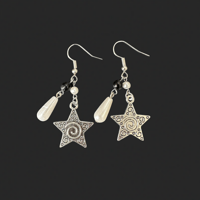 Swirly Star Earrings