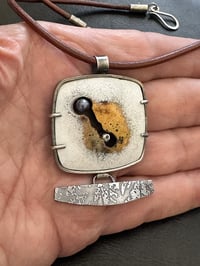 Image 3 of Enamel With Pearl Pendant