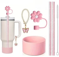 Image 1 of 6 Piece Tumbler Accessory Set | 5 Colors 
