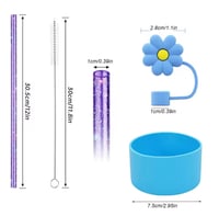 Image 7 of 6 Piece Tumbler Accessory Set | 5 Colors 