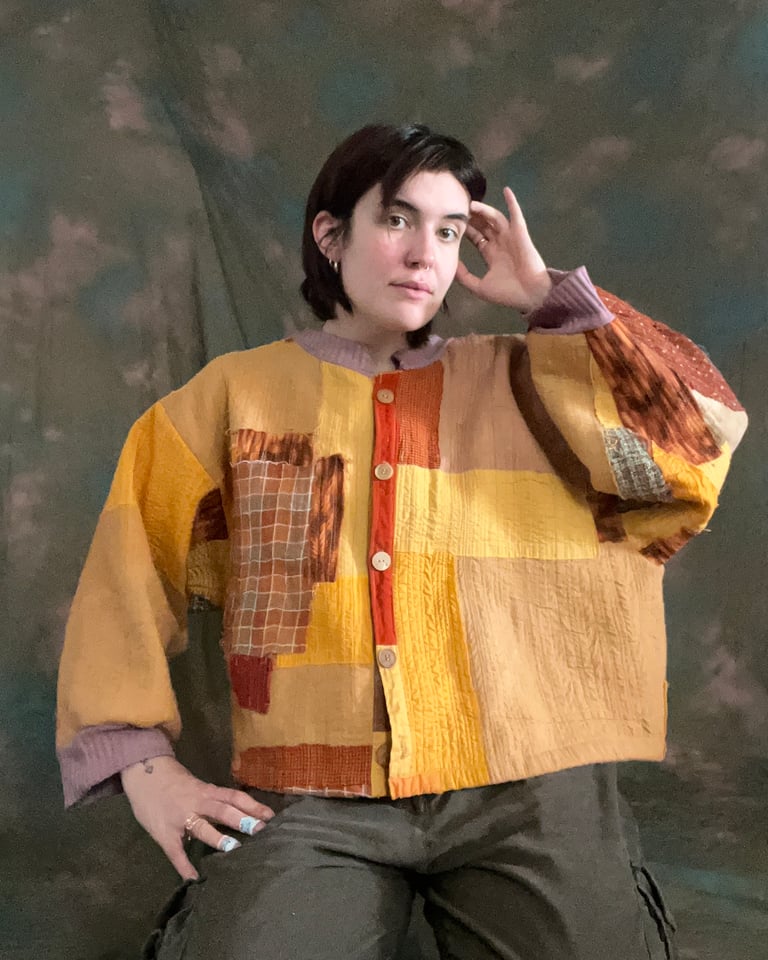 orange compost jacket