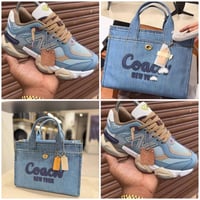 Image 1 of Denim NB x Coach bag