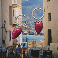 Image 1 of Strawberry Earrings 🍓