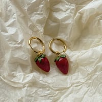 Image 3 of Strawberry Earrings 🍓