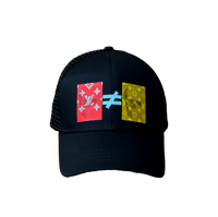 Image 1 of Trucker Hat - LV Skulls Not Equal 