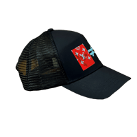 Image 3 of Trucker Hat - LV Skulls Not Equal 