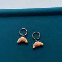 Image 3 of Croissant Earrings 🥐