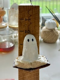 Image 4 of "Ghost Story" Handmade Vintage Inspired Spun Cotton Ornament