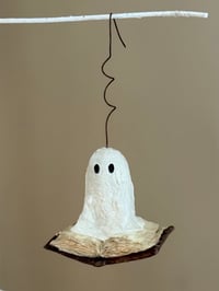Image 5 of "Ghost Story" Handmade Vintage Inspired Spun Cotton Ornament