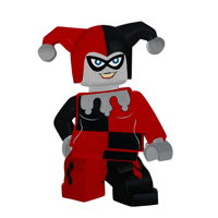 Lego Harley Quinn Painting