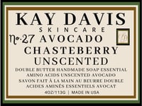 Avocado Chasteberry Essential Amino Acid Unscented Handmade Soap