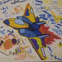 Image 4 of '003' TENTI JET ( original 2d painting )